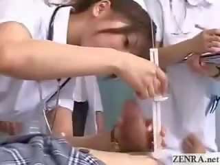 Матуся японія терапевт instructs медсестри на proper мастурбація