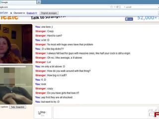 รวบรวมช็อตเด็ด ของ สมัครเล่น สาว บน omegle ใหญ่ ควย re