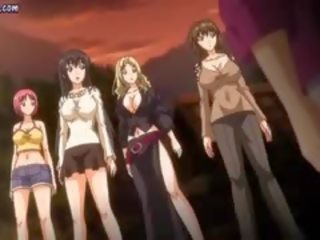 Stevig anime femme fatale krijgen genageld