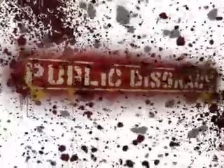 Грудаста prisoner використовуваний як брудна відео раб