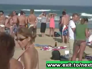 Пляж вечірка з п’яна фантастичний наступний двері дівчинки vid
