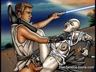 Tähti wars hentai aikuinen elokuva parodia