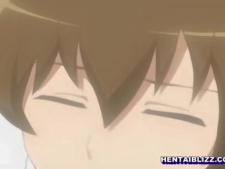 Bigboobs hentai izpaužas assfucked uz the peldēšanas basejns