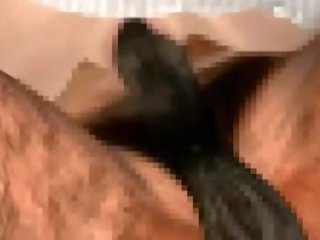 Підліток анімаційний jumps в старий товста phallus