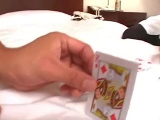 هائل اليابانية الكتاكيت لعب قطاع لعبة البوكر