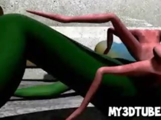 Marvellous 3d ārzemnieks divinity iegūšana fucked grūti līdz a spider