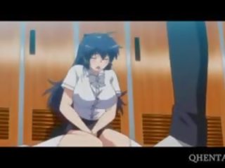 无尽 学校 女孩 敲定 在 更衣室 室