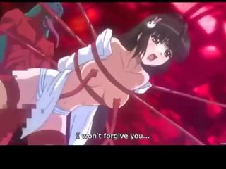 Ártatlan aprótermetű hentai lány csápos szörnyek trapped