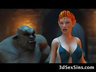 থ্রিডি মন্দ ogres যৌনসঙ্গম পরী প্রিন্সেস!