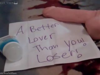 Грудаста фам fatale scarletvixen ignores & mocks you&comma; loser&period;