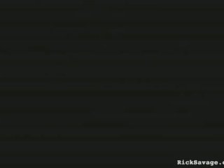 Inviting повія отримує hog пов'язаний і tittortured