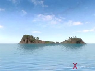 তরুণ কালো নারী হার্ডকোর কঠিন দ্বারা একটি বিশাল কালো বাড়া ঘরের বাইরে উপর একটি বন্য island