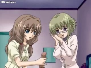 2 poredno hotties vožnja fant v hentai film