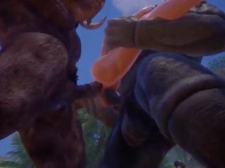 Monsters 와 말 자지 씨발 거유 금발의 &vert; 큰 회원 괴물 &vert; 3d 섹스 영화 wildlife
