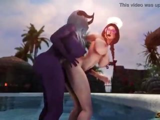 &lbrack;futa su female&rsqb; succubus sedurre un delizioso angelo