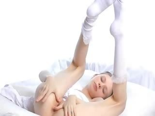 Của tôi đúng gầy exceptional coed trêu chọc khỏa thân