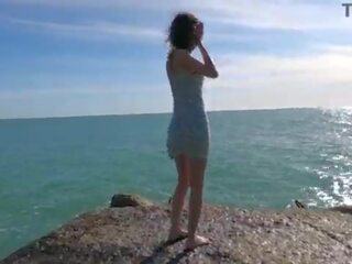 Чудовище хуй destroy малък космати дупе 18yo luna с тяло weight на само 35 kilograms и изпразване на уста vg113