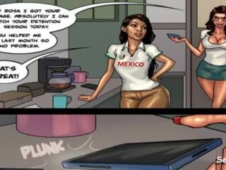 Detention season &num;2 Ep&period; &num;3 - Spanish Teacher Wants College Student's Big Black shaft