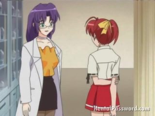 Bewitching การ์ตูนญี่ปุ่น พยาบาล ใน ถุงเท้ายาว ให้ felatio ไปยัง เธอ โชคดี ผู้ป่วย